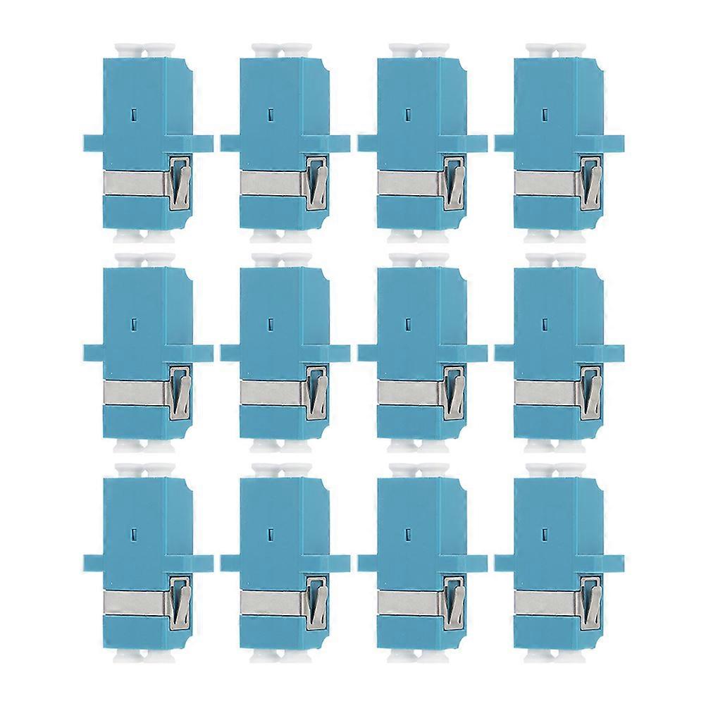 Fiber Optic Adapter 12Pcs for Connecting Durable Blue PP Coupler Kit
