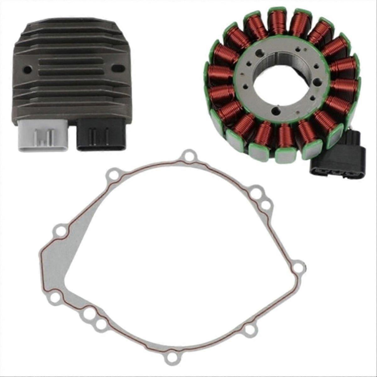 Motorcycle Voltage Regulator Rectifier and Stator Coil, Designed for Yamaha