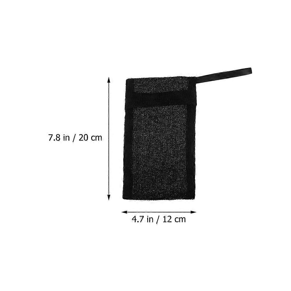 Black Soap Pouch for Exfoliating with Bubble Maker 30Pcs Set