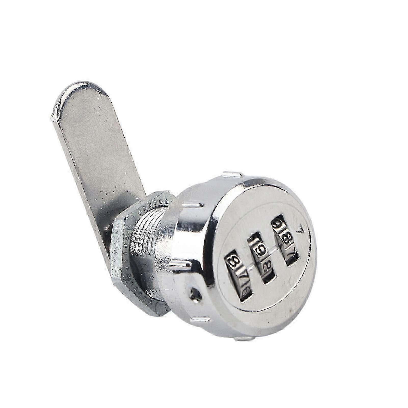 3-Digit Combination Lock Lock Coding Lock For Cabinet Drawer Mailbox (Size : 1# Coded Lock for 0.5~9mm)