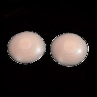 Confezione da 6 copricapezzoli riutilizzabili in silicone, color rosa carne, autoadesivi.