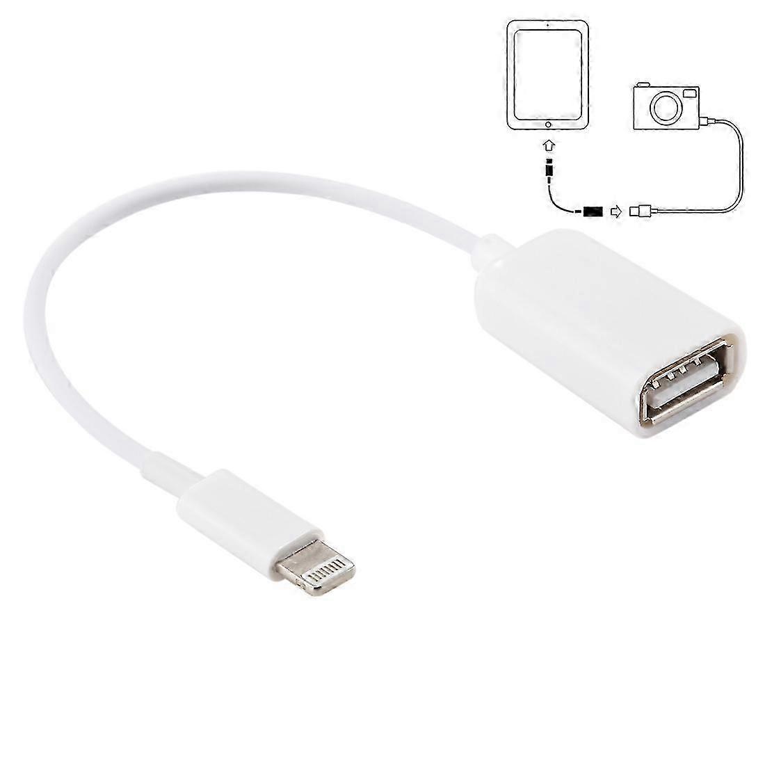 Lightweight 8pin-to-USB OTG Cable