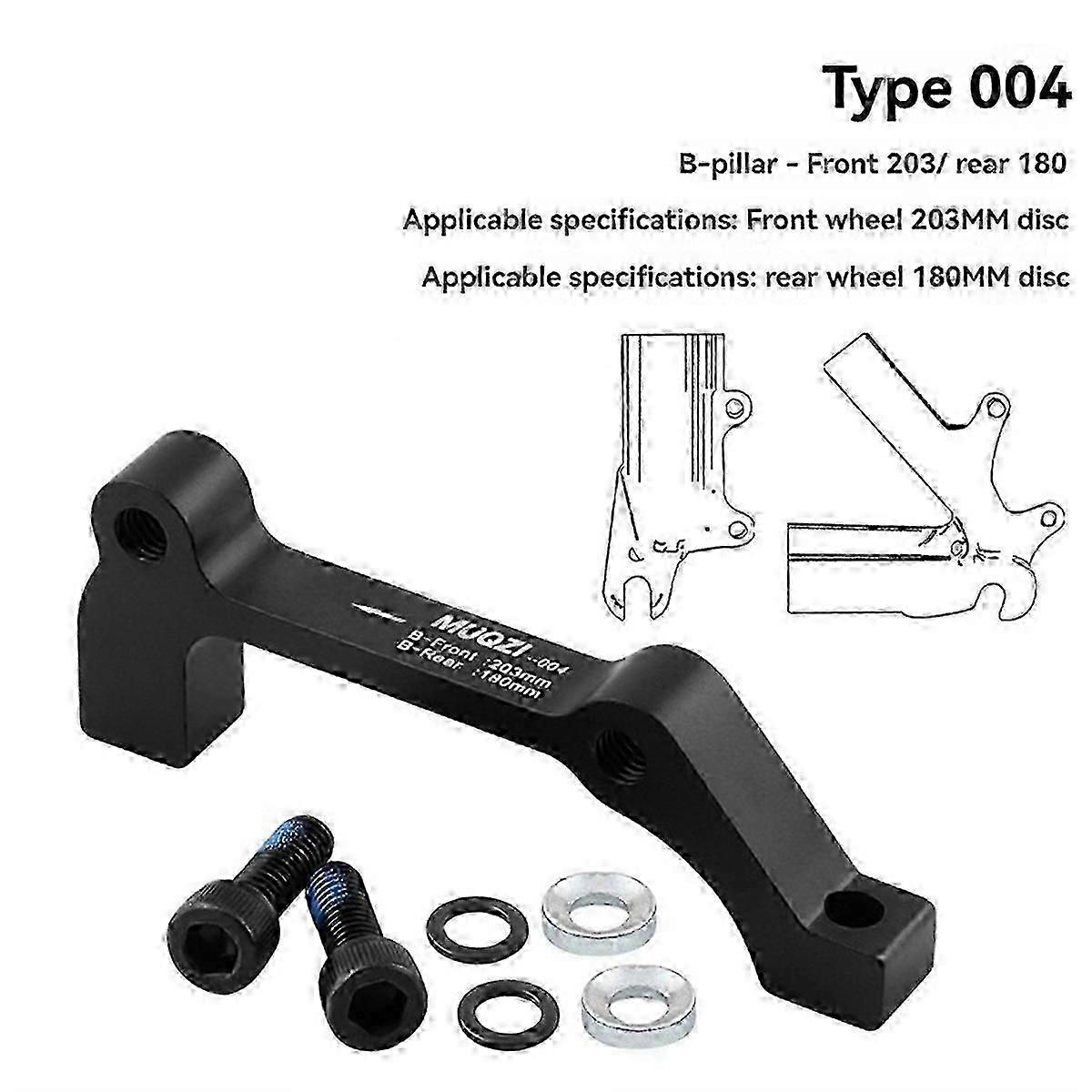 Mountain Bike Disc Brake Adapter: 160/140mm Conversion compatible with Front compatible withk Frame A/B Column