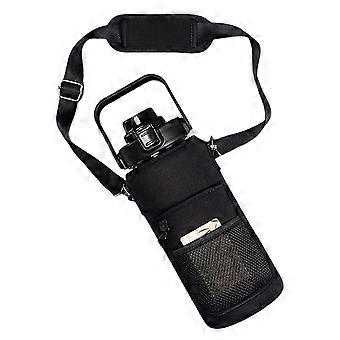 Draagbare waterfleshouder met riem Sling wandelen strandfles tas waterfles beker accessoires