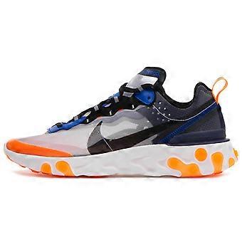 Nike React Element 87 Thunder Blue/Total Orange AQ1090-004