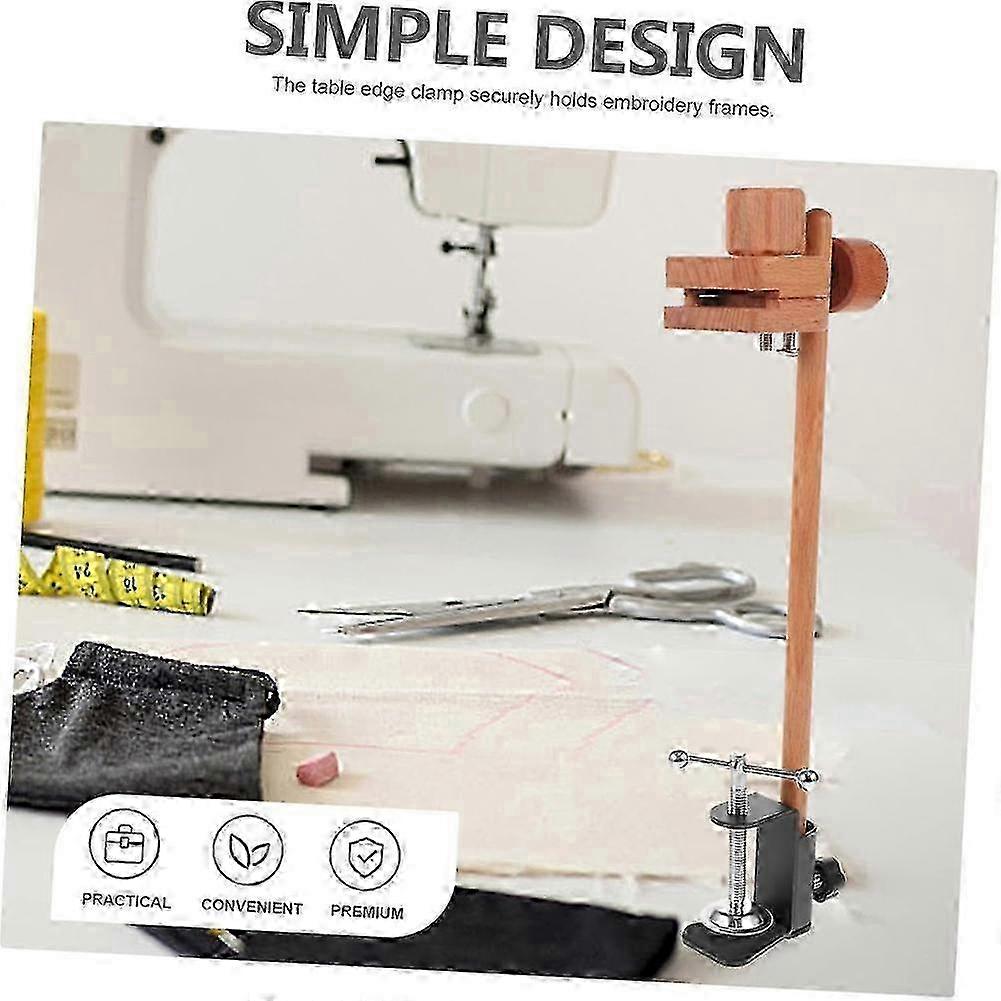 Sewing Hoop Stand Table Accessory for DIY Embroidery Craft Projects