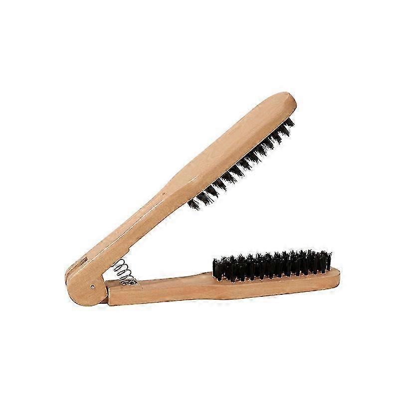 Ergonomic V-Shaped Bristle Brush