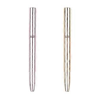 Doppelseitiger Lippenpinsel für Lippenstift, 2-teiliges Make-up-Werkzeug
