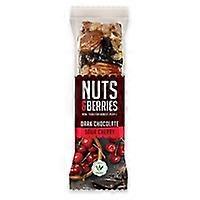 Organic black cherry chocolate bars 40 g