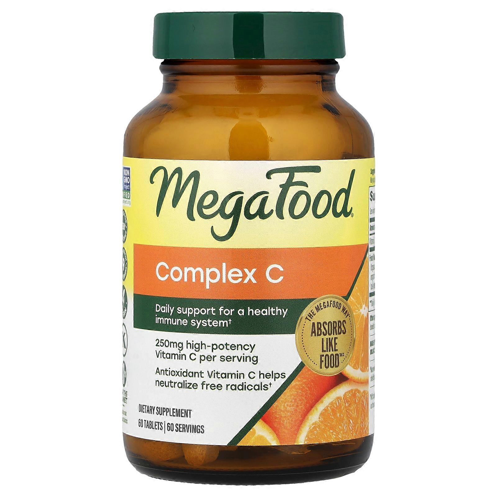 MegaFood, Complex C, 60 Tablets
