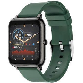 Smart Watch Fitness Tracker with Heart Rate and Blood Pressure Monitor IP67 Waterproof for Android iOS Dark Green