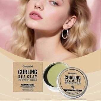 Hair Clay Pomade - Hair Styling Clay For Men Women, Curling Sea Clay With All Natural Ingredients, Promote Hair And Scalp Health, Fluffy Hold