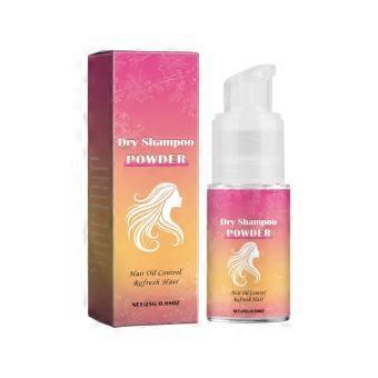 Dry Shampoo Powder for Women and Men, No White Cast Rice Protein Formula, Instant Oil Control, 25g
