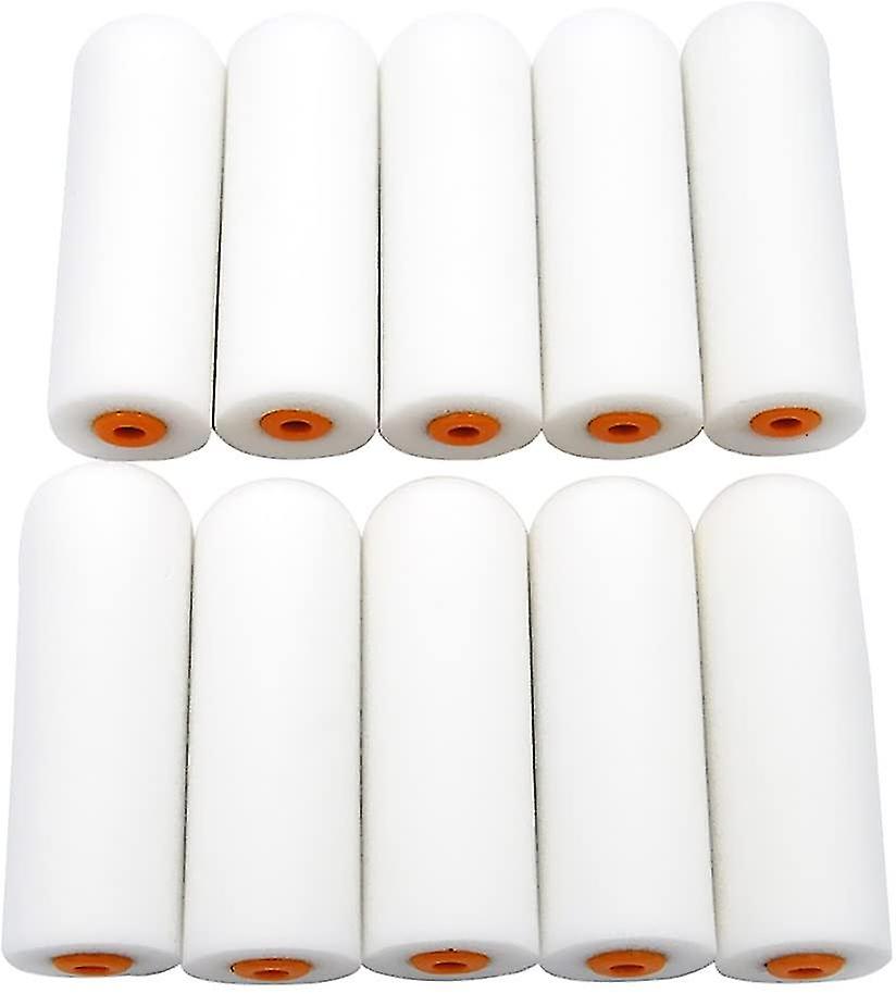 Sæt af 10 skum ruller Paint Roller Roller Roller Paint Roller Paint