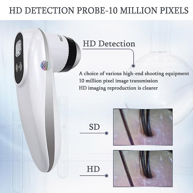 Nouveau wifi hd 5g cuir chevelu / peau / détecteur de follicule pileux
