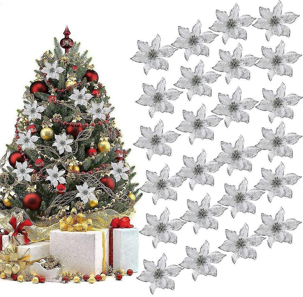 Outek Tree Rat, 24pcs Tree Ornt Set Rat Glitter Artificial For Wedding