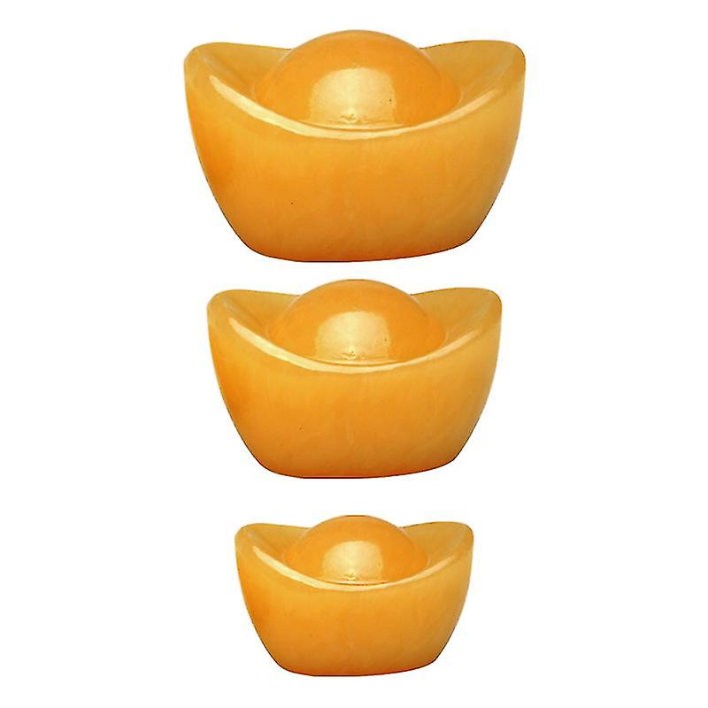 3pcs Lingote de oro-1