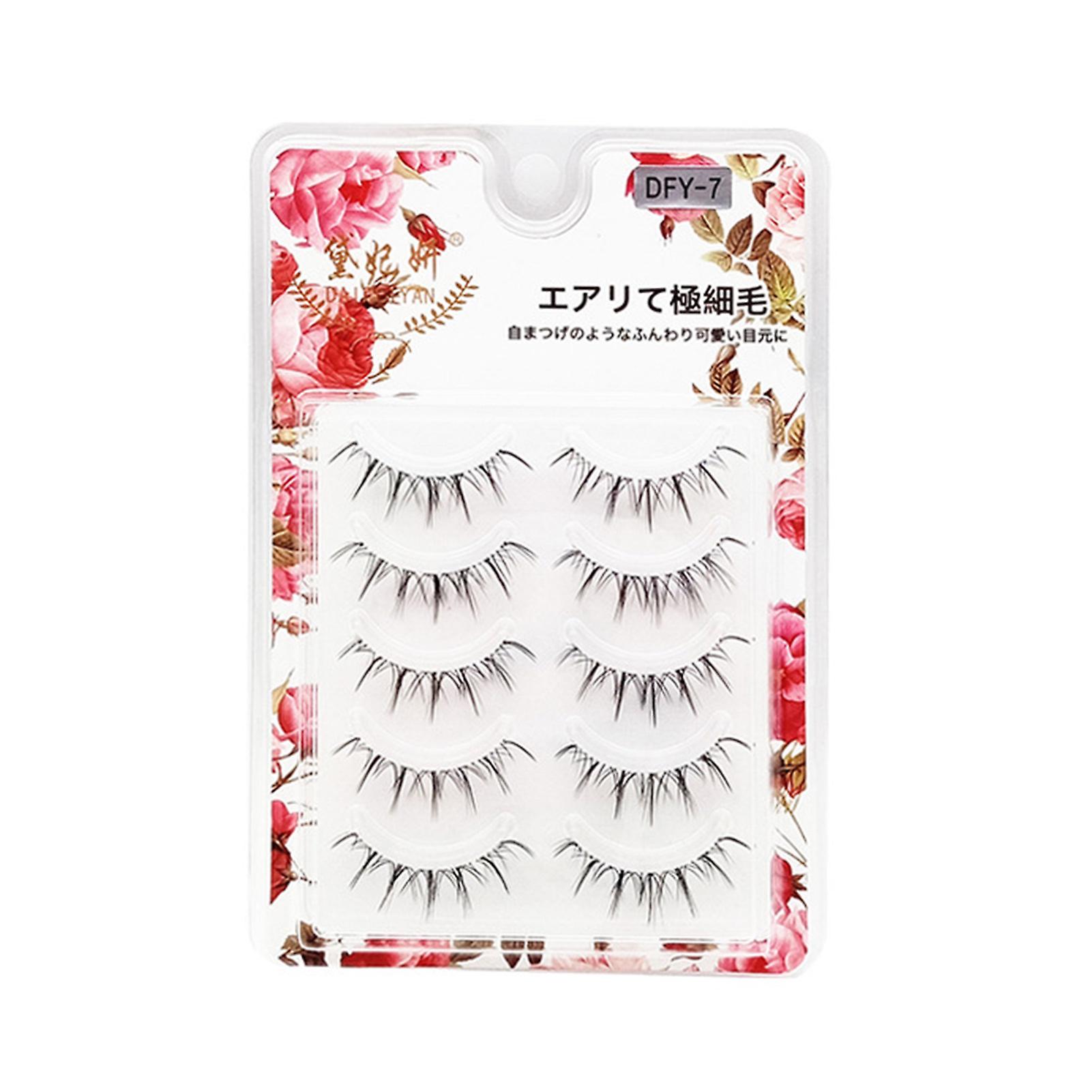 Faux Eyelashes Soft Comfortable No Irritation Lashes For Birthday Party Make Up Necessity