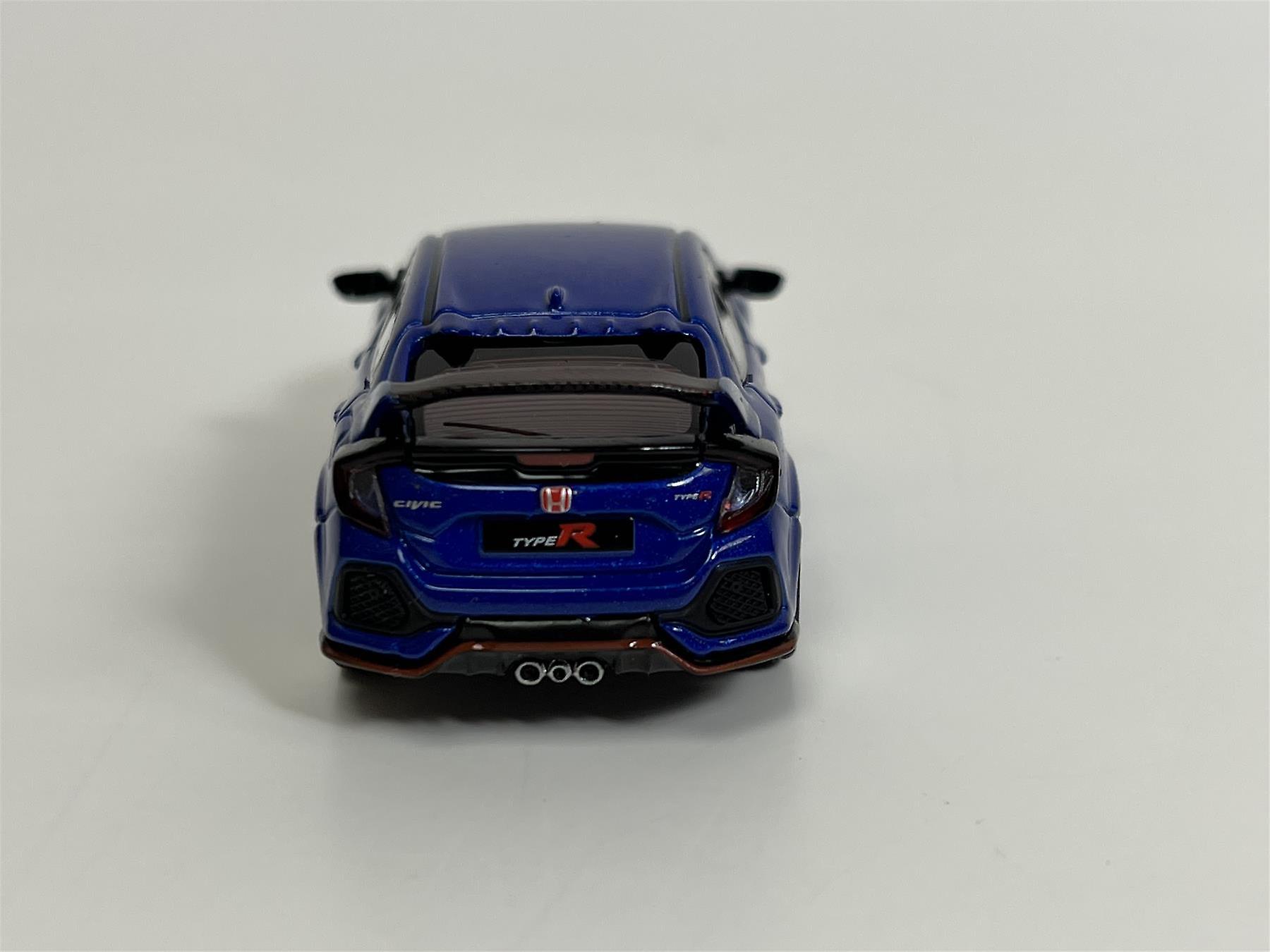 Honda Civic Type R Aegean Blue Modulo Edtion LHD 1:64 Scale Mini