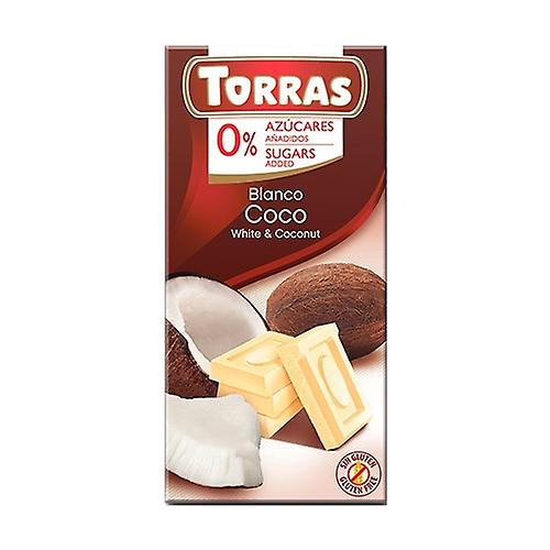 white chocolate with coconut 75 g (Chocolate - Coconut)