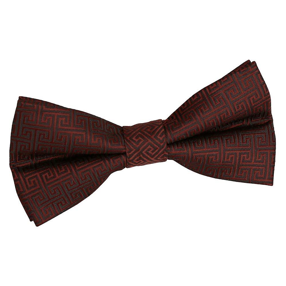 Cor de vinho grego chave Bow gravata