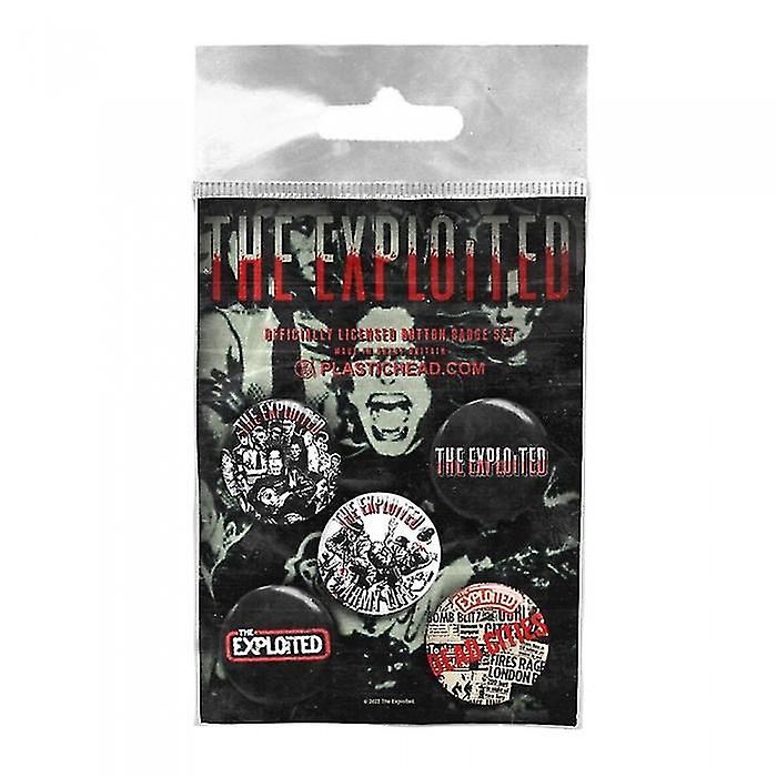 The Exploited Saint Badge Set (Pack of 5)