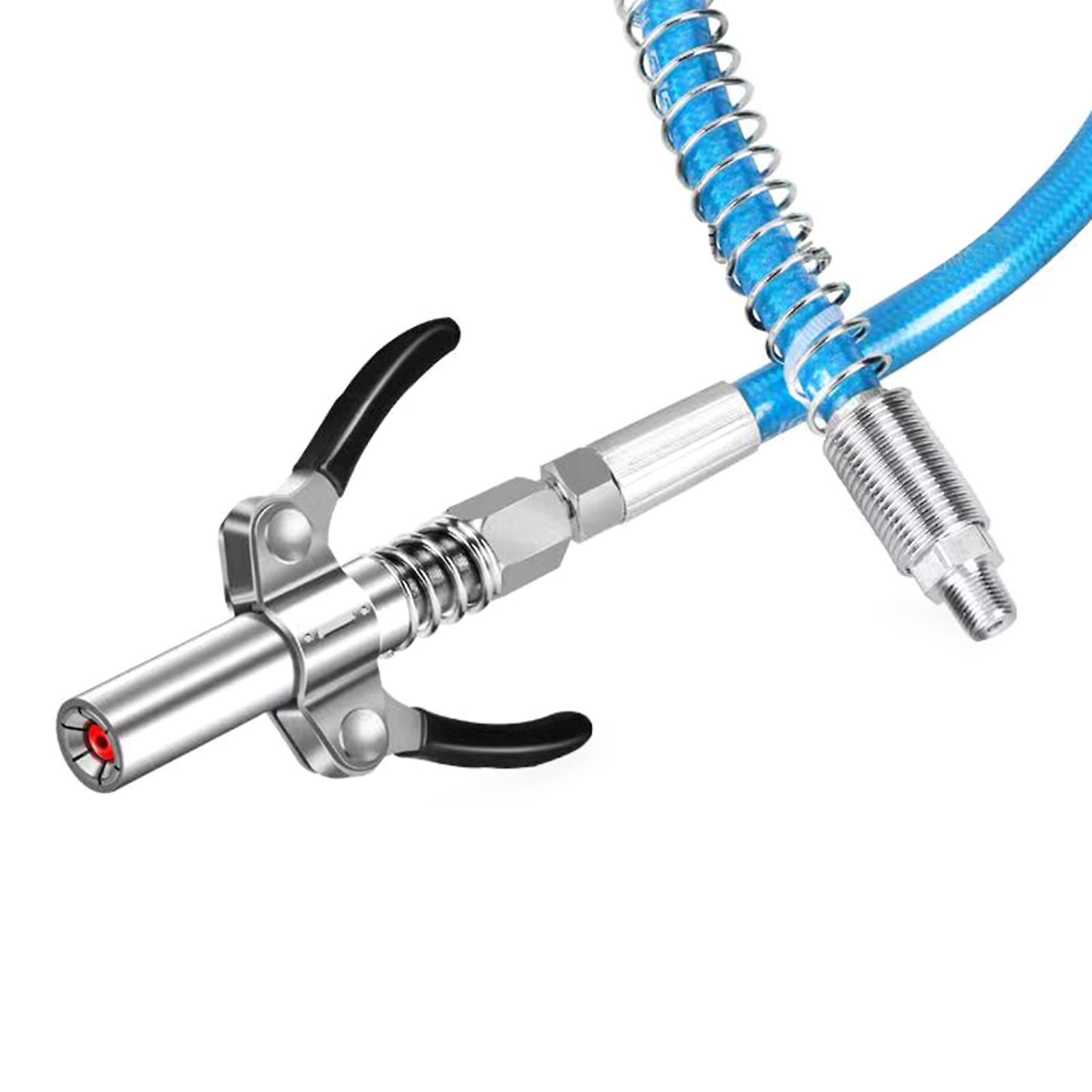 Grease Gun Coupler Lock Nozzle NPT I/8 10000PSI For Lock On Manual Air Adapter
