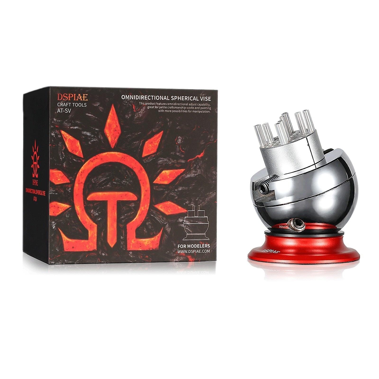 At-sv Omnidirectional Spherical Vise 360 Degree Rotation Universal Ball Vise Pliers Model Tools Hobby Tool