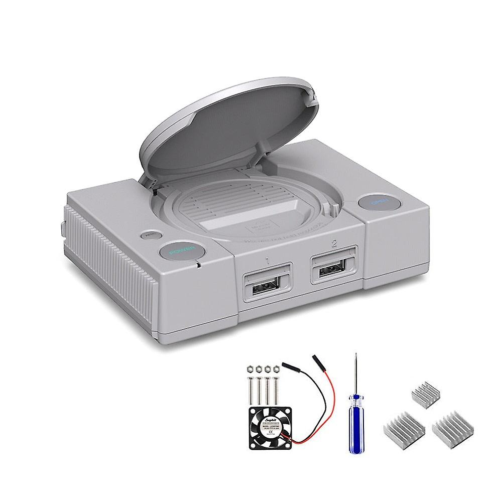 Pistation Case Retroflag Pspi Case With Cooling Fan Heatsinks For Raspberry Pi 4 Modelb