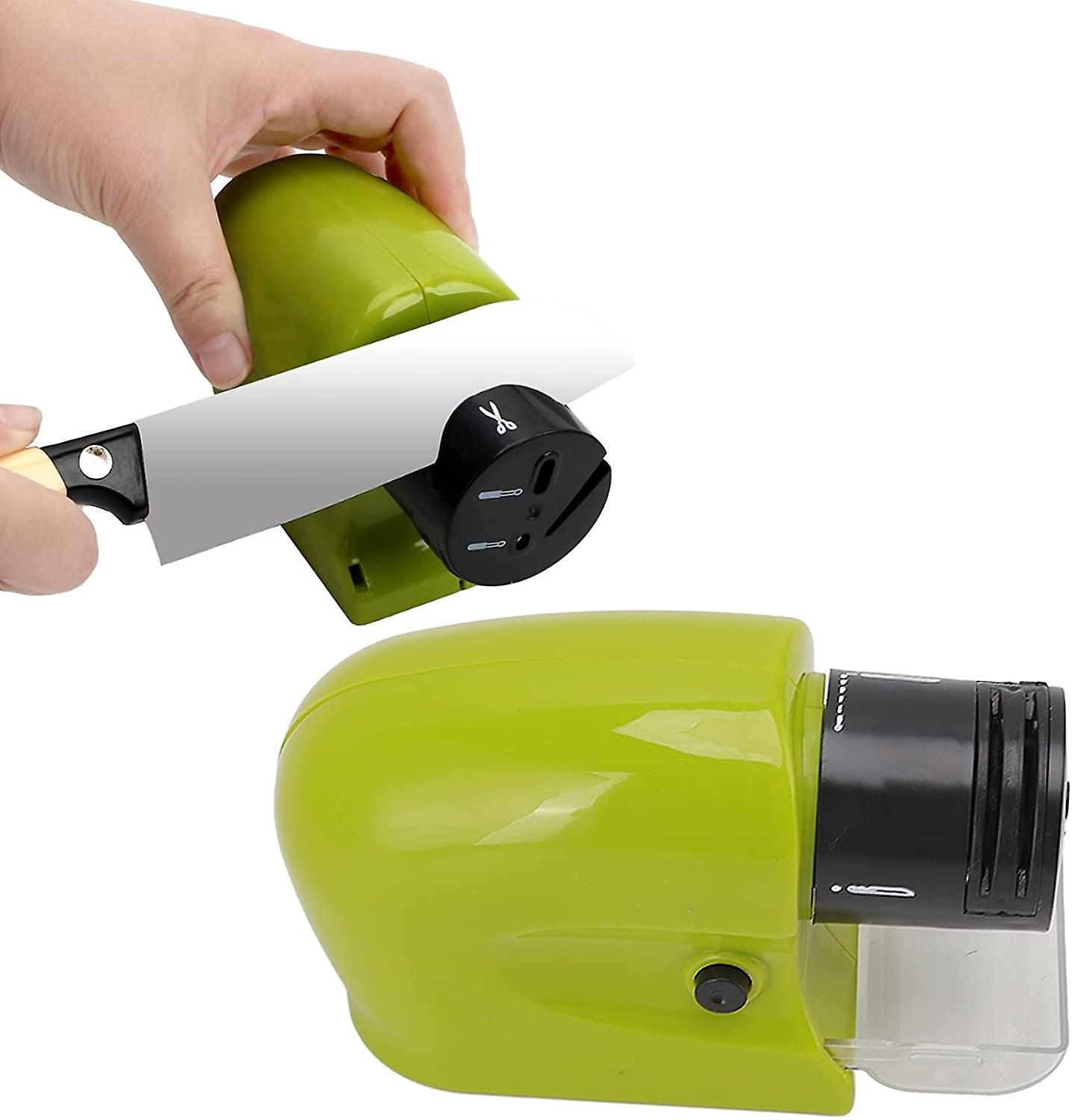 Electric Knife Sharpener, Multifunctional Knife Sharpening Stone for Household Kitchen