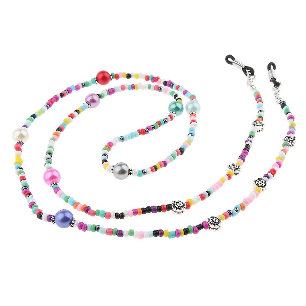 Anti-Slip Colorful Eyeglass Chain Rope Spectacles Cord Retainer Band Strap