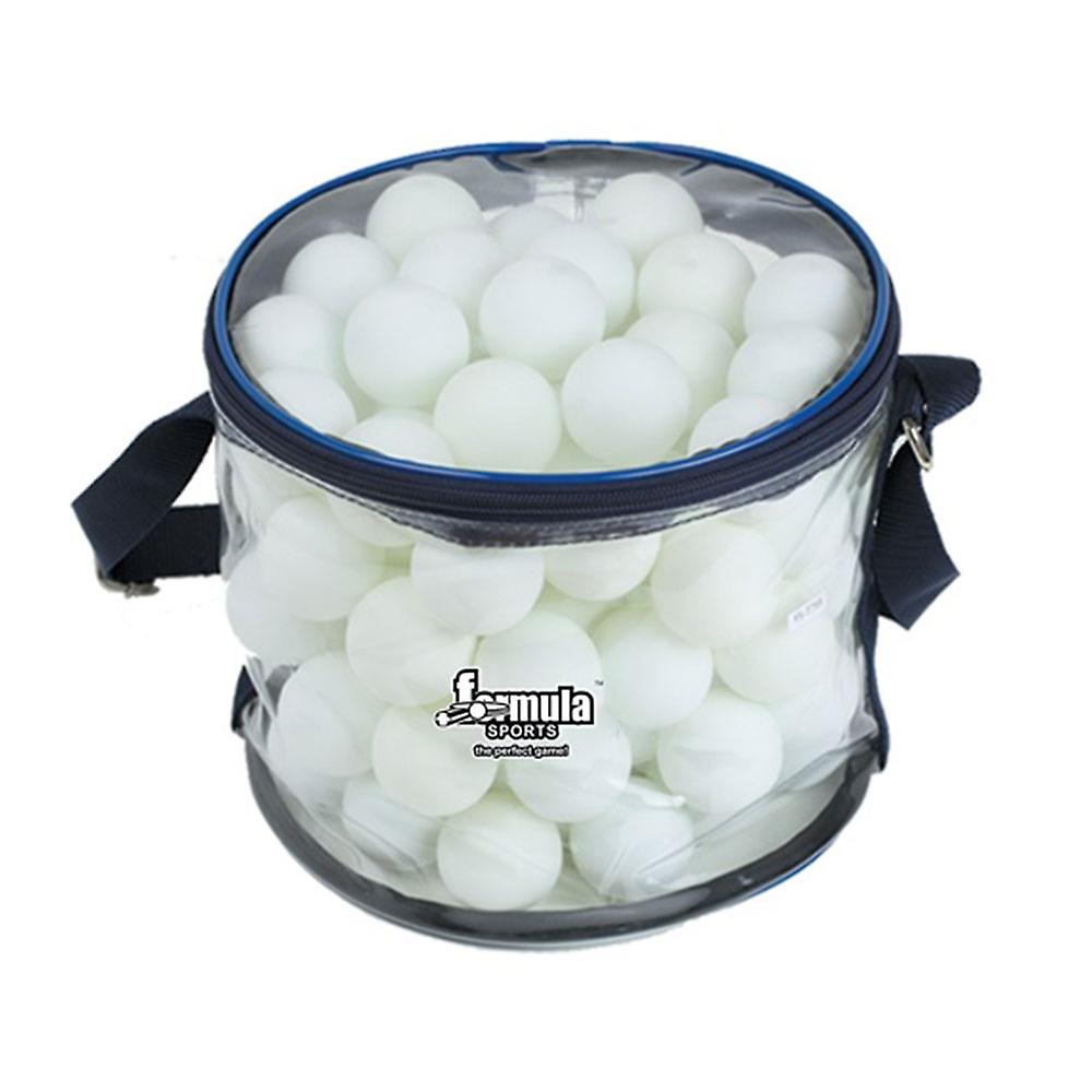 Formula Sports Table Tennis Ping Pong Balls 100pcs White Handy Reusable Bag
