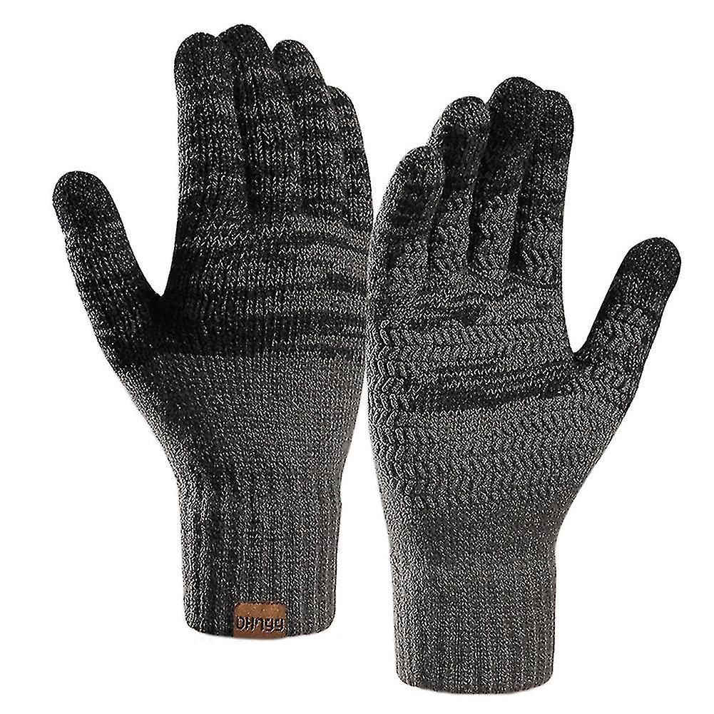 חורף כפפות חמות גברים ונשים מסך מגע כפפות רכיבה בידוד כפפת פליז עבה עמיד רוח אצבע מלאה רכיבה בחוץ