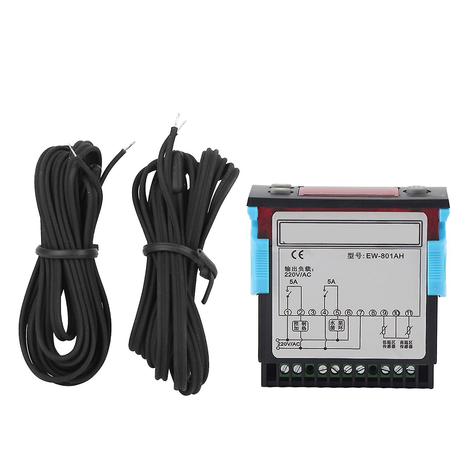 Solar Water Heater Temperature Controller Thermostat With Sensor Digital Display