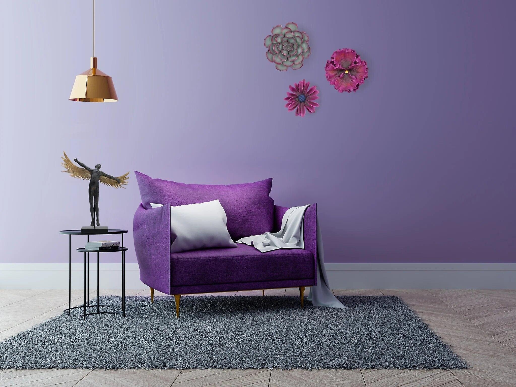 Pansy Wall Art Plate By Allianceinteriorsltd