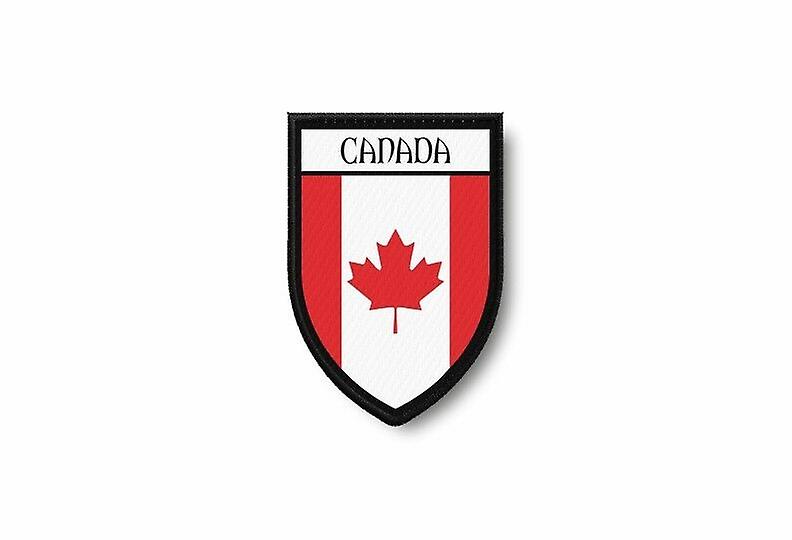 Patch Ecusson Termocollant Bord Brode Flag Prints Canadian Canada