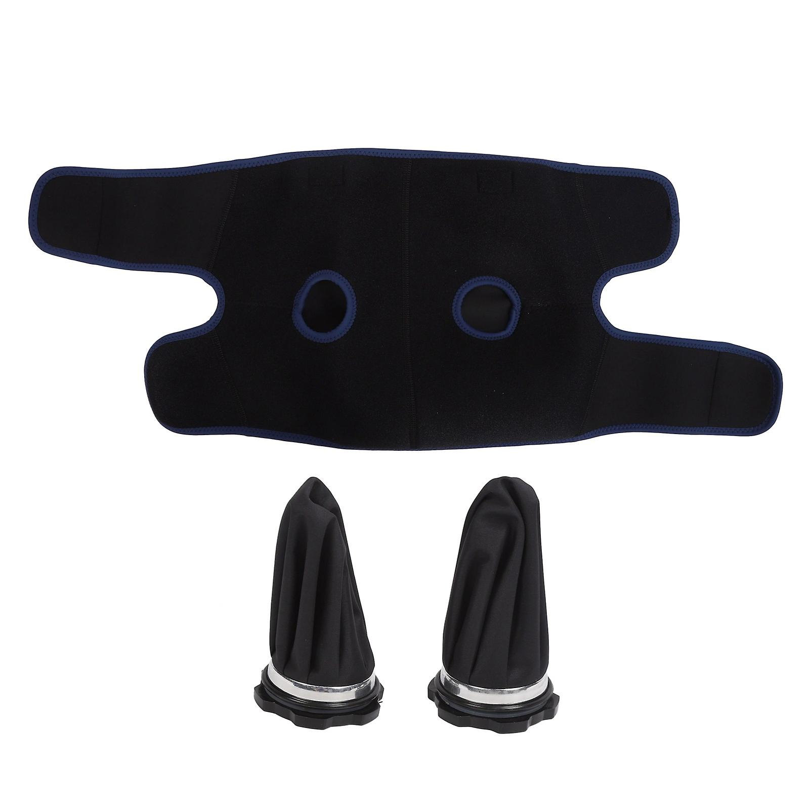 Hot Cold Compress Knee Wrap Reusable Water Refill Adjustable Compression Ice Pack Knee Brace