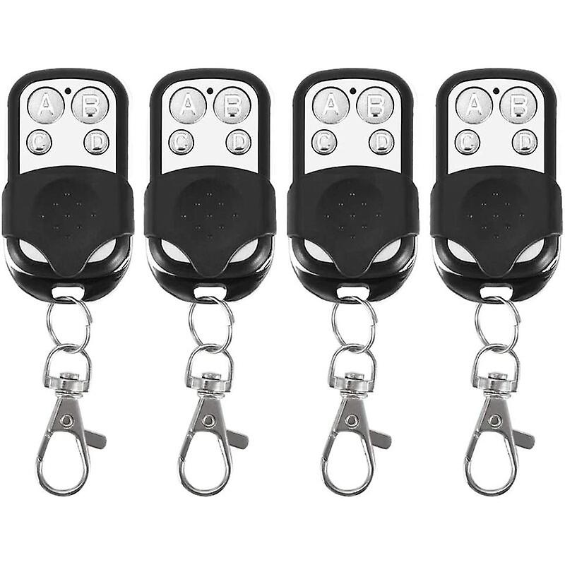 4pcs Universal Cloning Wireless Remote Control Fob For Garage Door