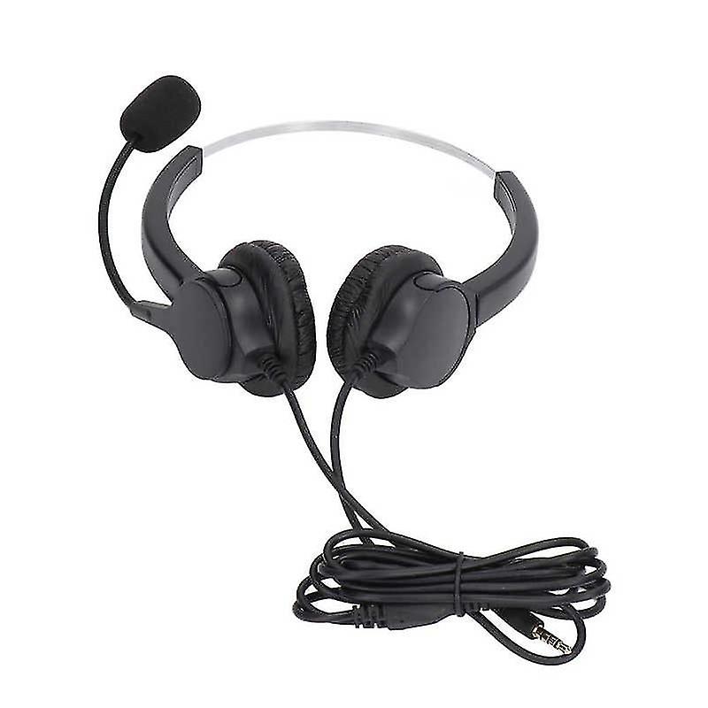3.5Mm Plug Wired Computer Headset Noise Reduction Ergonomic Call Center Headphone With Microphone For Computer