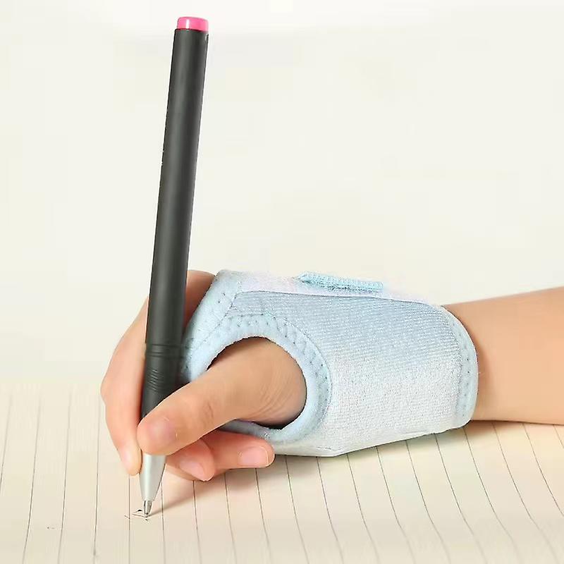 Wrist Writing Anti Hook Corrector Correction Pen Holding Corrector Student Posture Wrist For Children Hand Correction Belt-blue