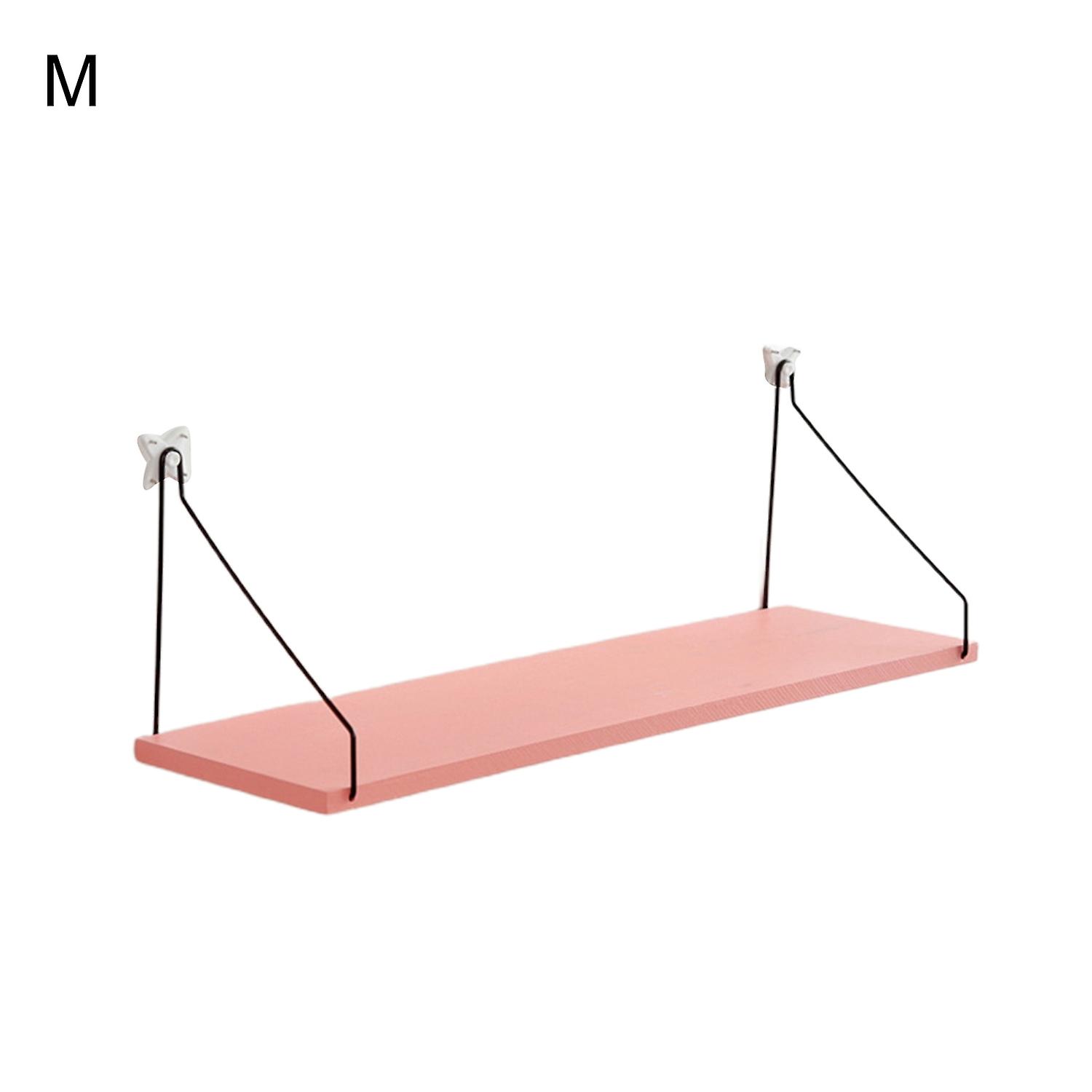 Storage Shelf Strong Load Bearing Detachable Multi Colors Wall-mounted Wooden Display Stand Home Dec