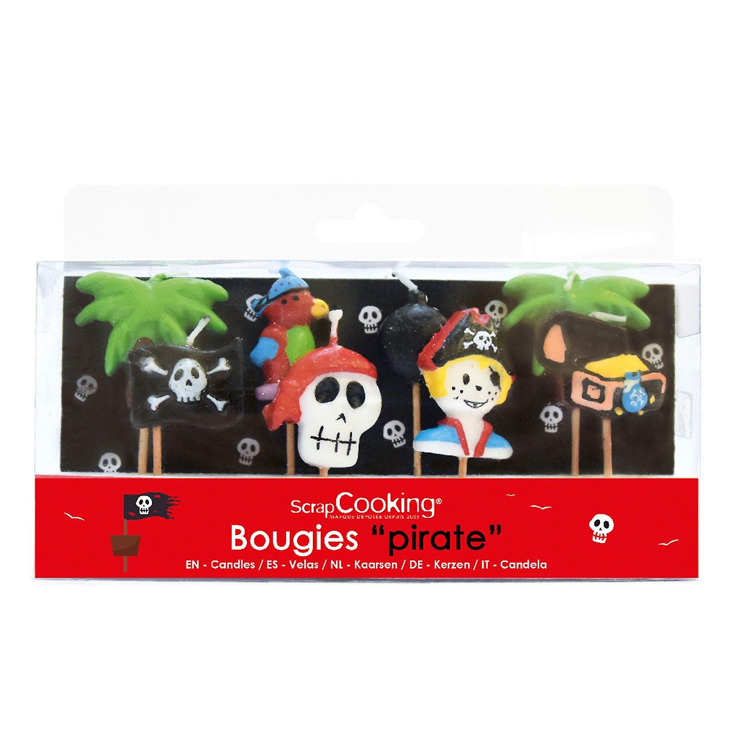 8 pirate candles