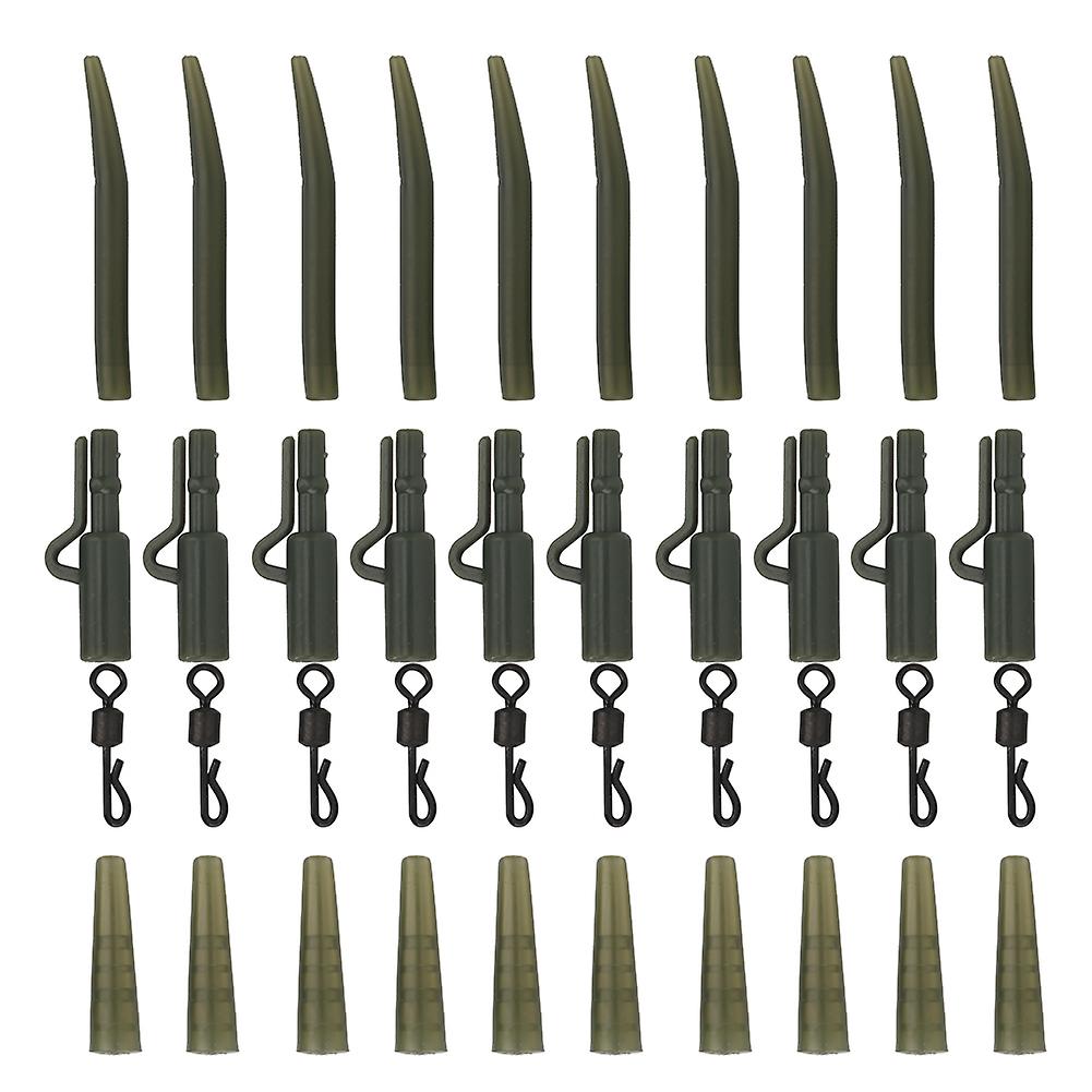 PVC Practical Carp Fishing Kit Contains Sleeves Safety Lead Clip Rings Pins Silicone Hose Tackle Tool Perfect Accessory