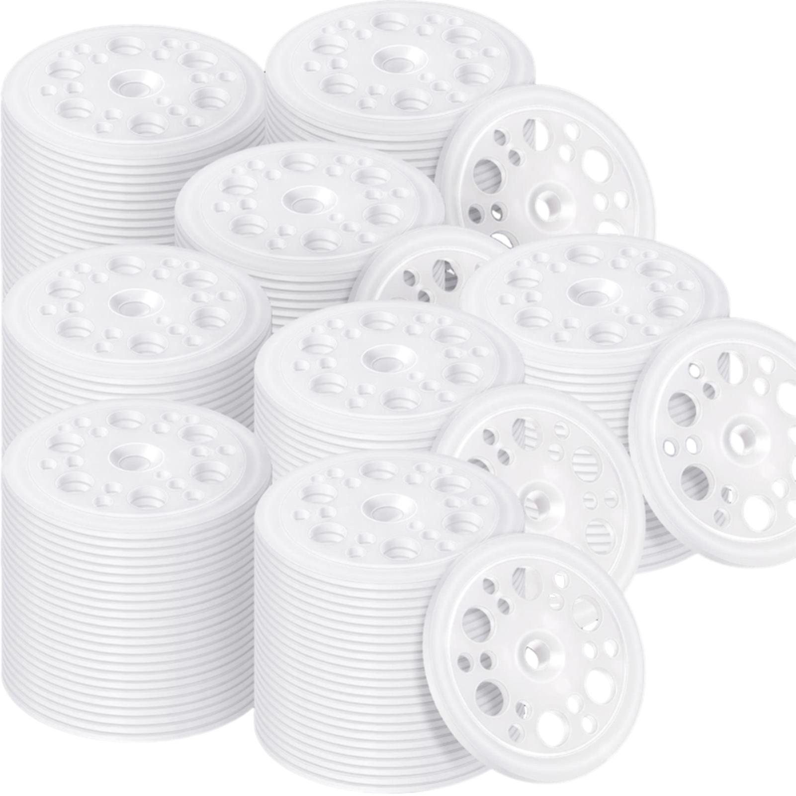 Round Flat Plastic Washers Durable Thickness Heavy Duty Plastic Washers For Fixing And Supporting Rigid Foam