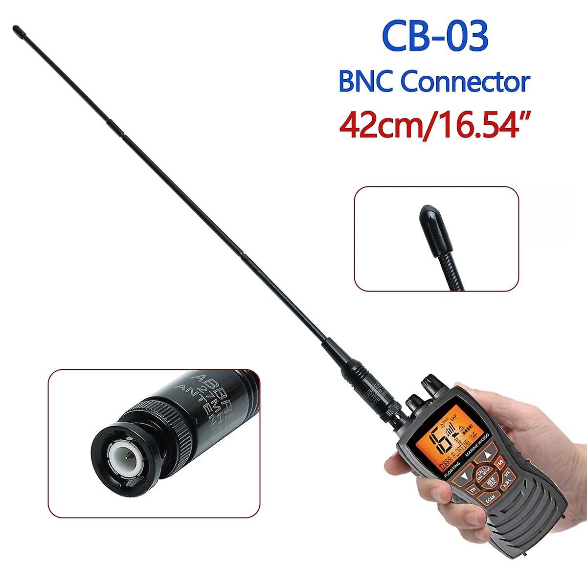 27Mhz BNC Telescopic 23/130cm Antenna for Cobra Midland Uniden Maxon President Anytone Handheld/Portable CB-Radio Combat~13740