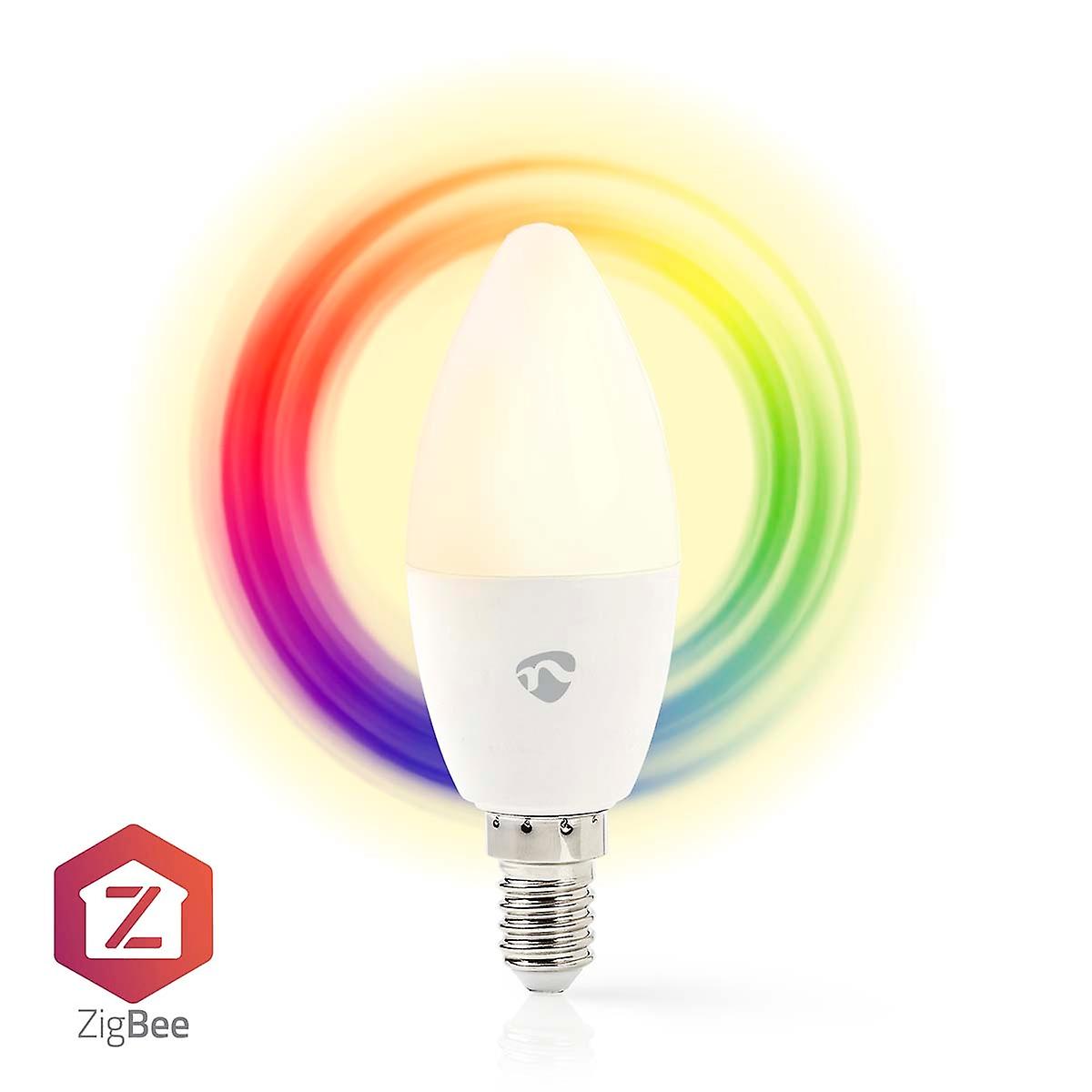 SmartLife Full Color Light Bulb | Zigbee 3.0 | E14 | 470 lm | 4.9 W | RGB / Warm to Cool White | 2200
