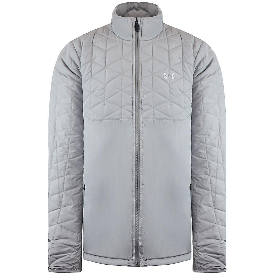 Under Armour ColdGear Reactor Mens Light Grey Golf Hybrid Jacket 1364642 031