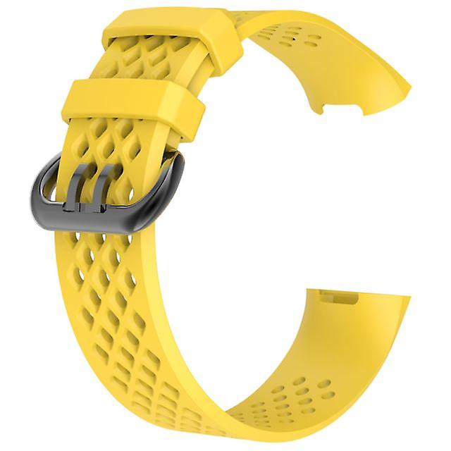 Replacement Soft Silicone Strap for Fitbit Charge 3 (6.5-9inch)