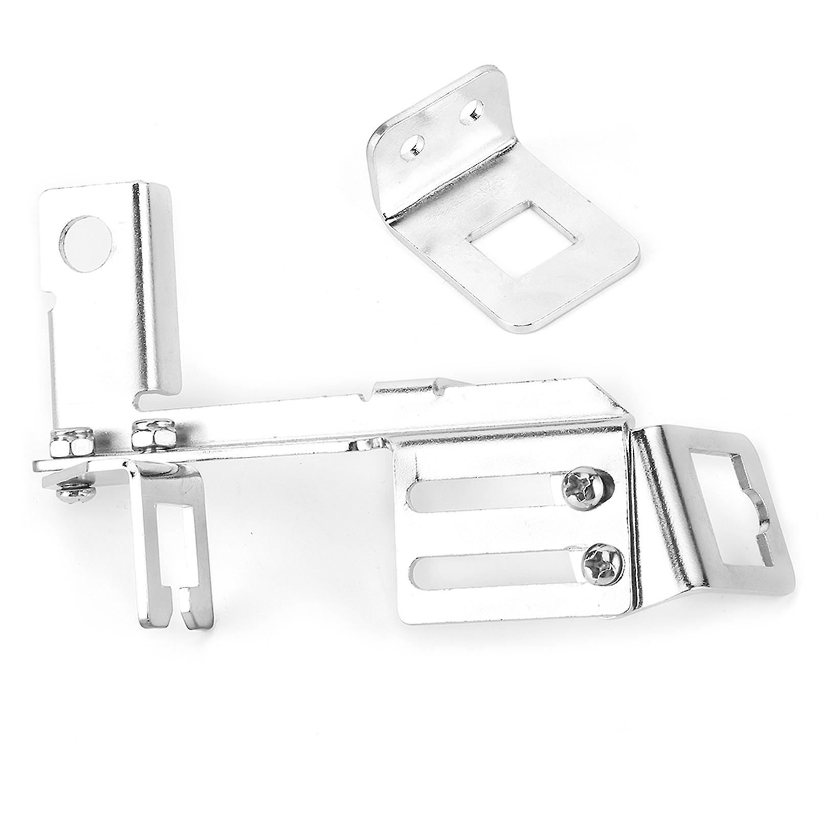 2pcs Chrome Throttle Cable Bracket Kickdown for Chevy SBC BBC Holley Carburetor Accelerator Cable Support