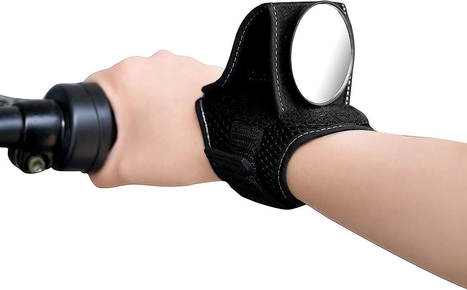 Bicycle Rear View Mirror, 90 ° Adjustable Handlebar Bike Mirror, Cycling Rear View Lightweight Mirro